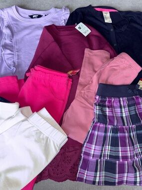 Assorted Girls' Clothing Lot-Size 6/7